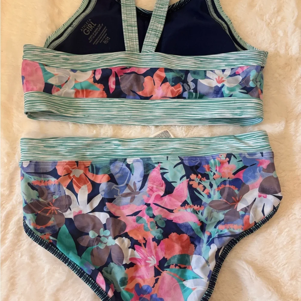 NEW Athleta Girl Striped Bikini Bottom - Picture 4 of 4